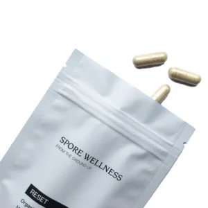 Spore Wellness (Reset) Macrodosing Mushroom Capsules (Golden Teachers or Penis Envy)